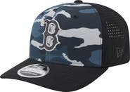 New Era Men's New Era Black Boston Red Sox Tonal Camo 9SEVENTY Stretch-Snap Hat