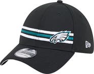 New Era Men's New Era Black Philadelphia Eagles Stripes 39THIRTY Flex Hat