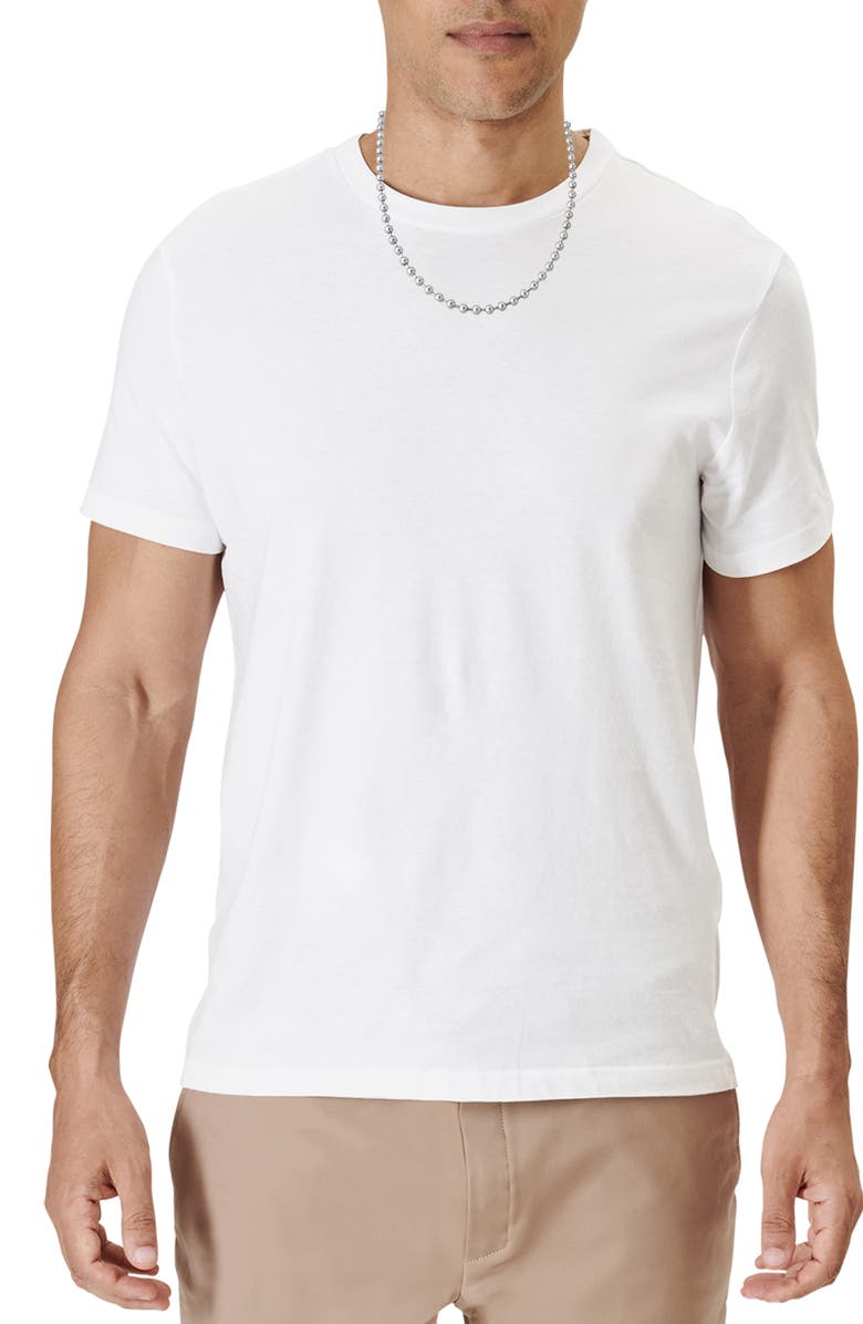 AllSaints Beadshot Sterling Silver Ball Chain Necklace, Alternate, color,
