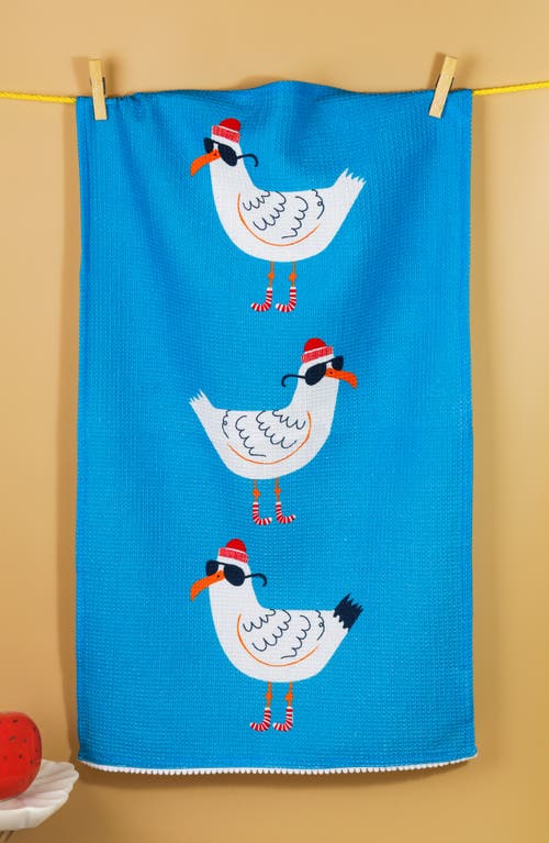 Tiramisu Set Of 3 The Happy Place Artisan Kitchen Tea Towel Set In Blue