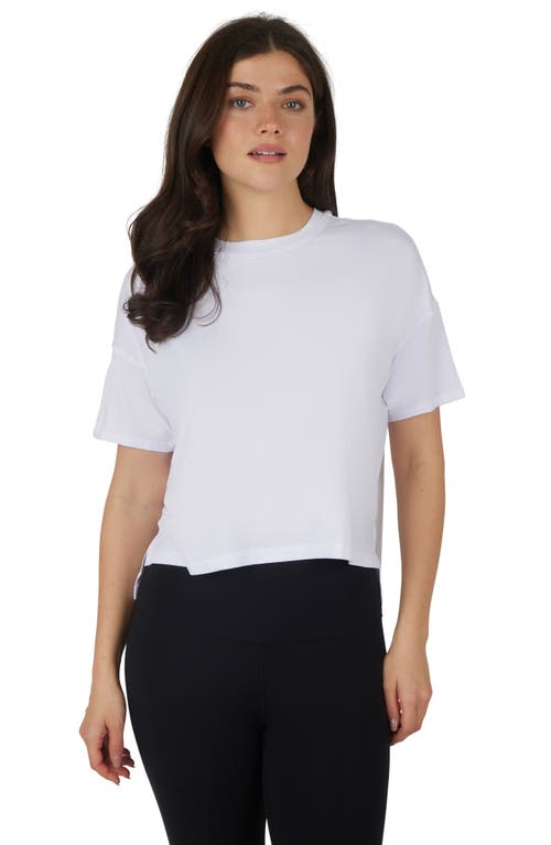 90 Degree By Reflex 2-pack Deluxe High-low Boxy Crop T-shirts In Multi