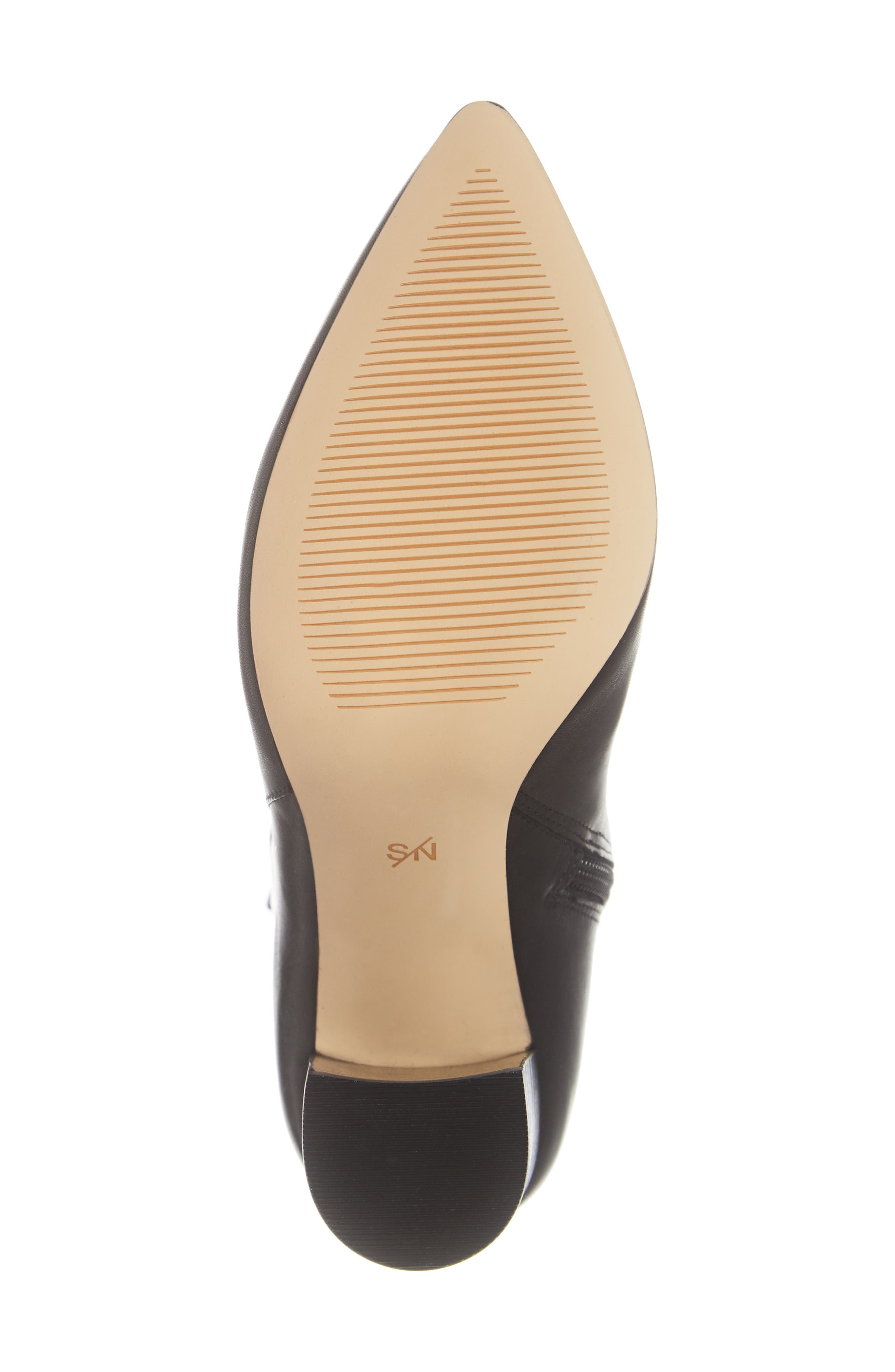 Camilla Bootie (Nordstrom Exclusive), Alternate, color, BLACK LEATHER