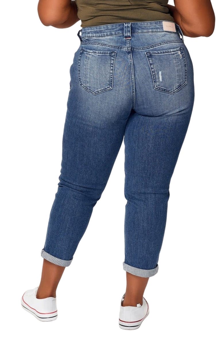 Mid Rise Crop Boyfriend Jeans, Alternate, color, VALENTINA