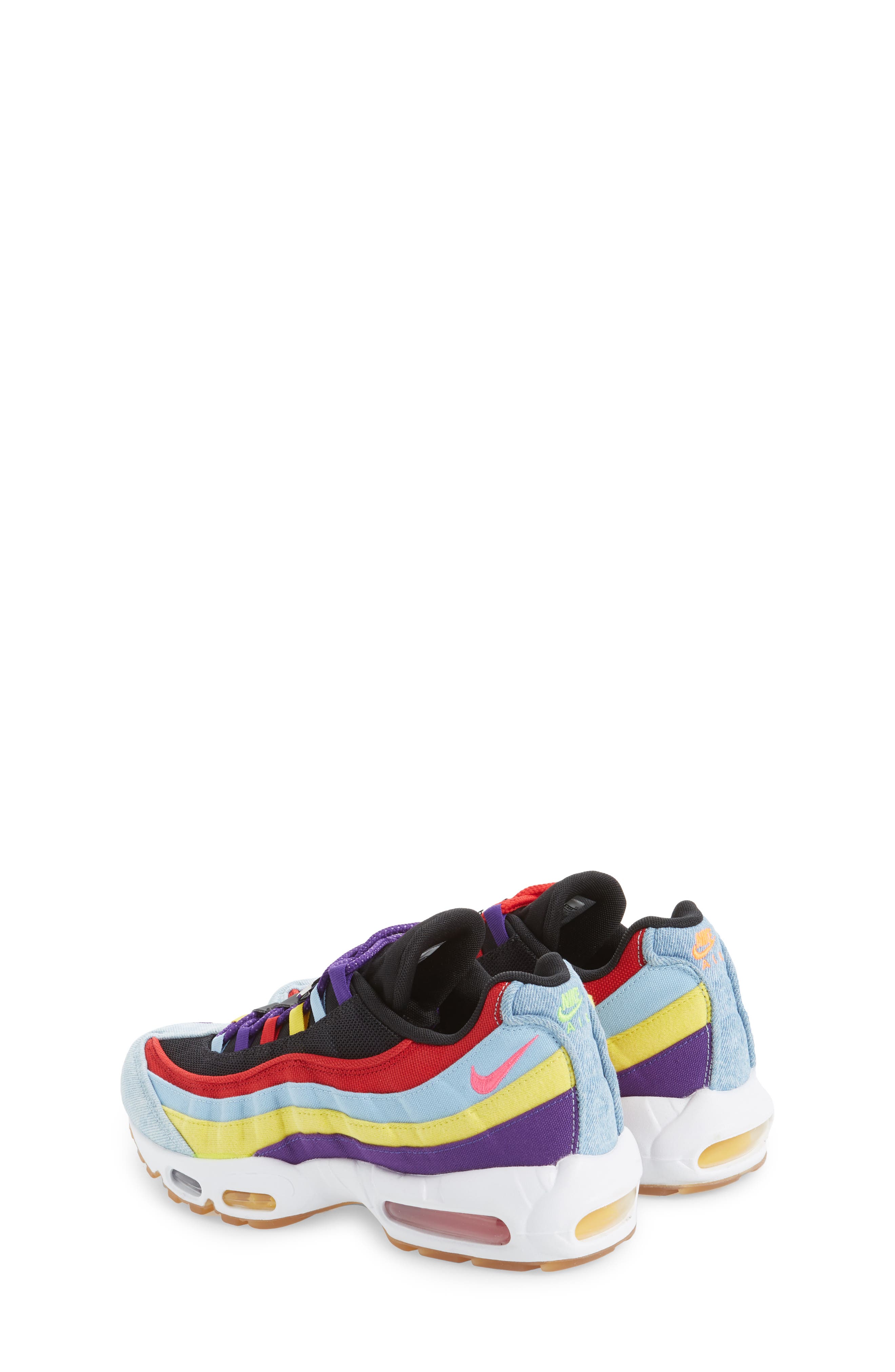 Air Max 95 SP Sneaker, Alternate, color, PSYCHIC BLUE/ YELLOW/ WHITE
