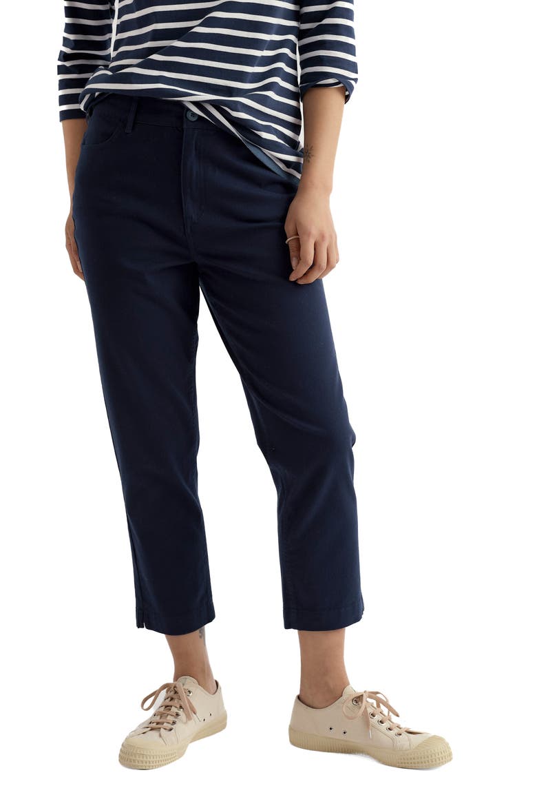 Albert Quay High Waist Crop Pants, Main, color, MARITIME