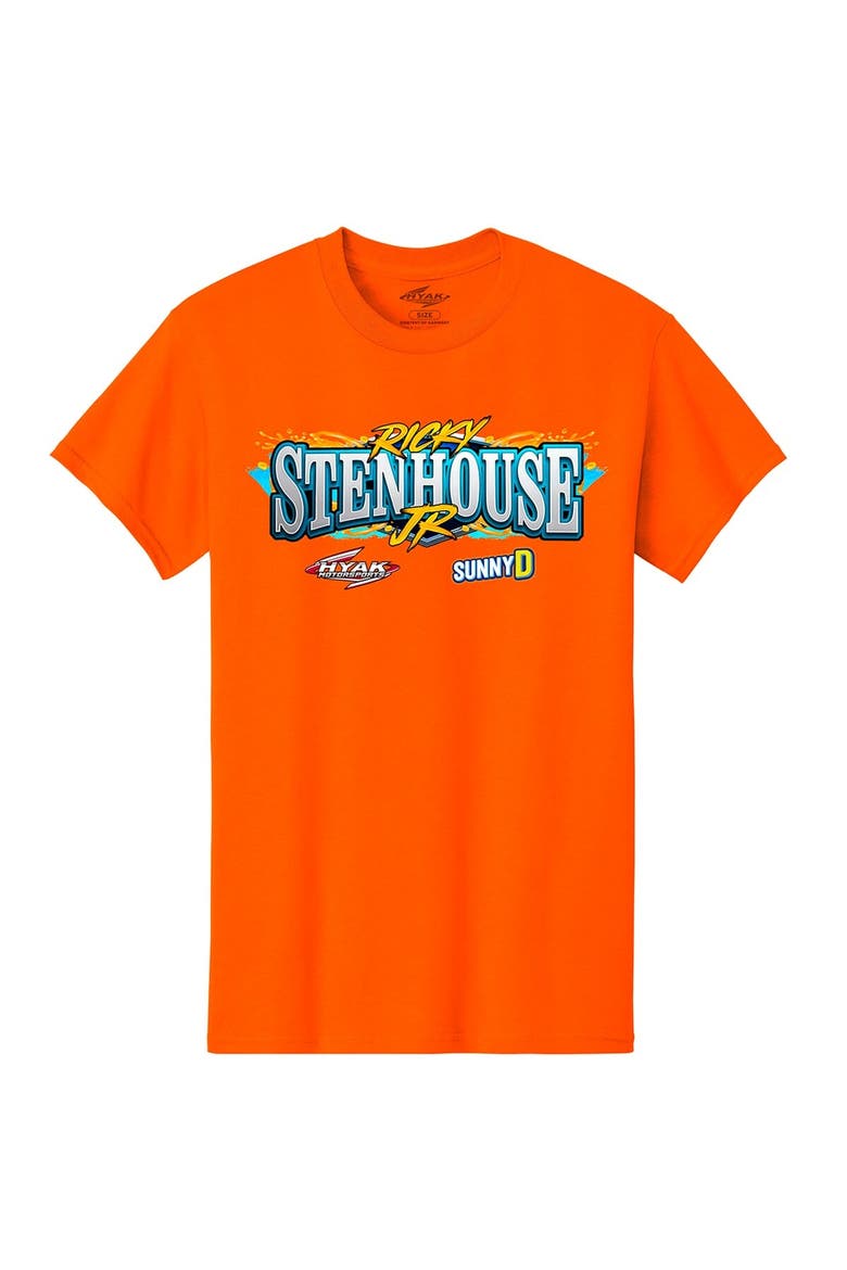 Men's Orange Ricky Stenhouse Jr. Sunny D Car T-Shirt, Alternate, color, Orange