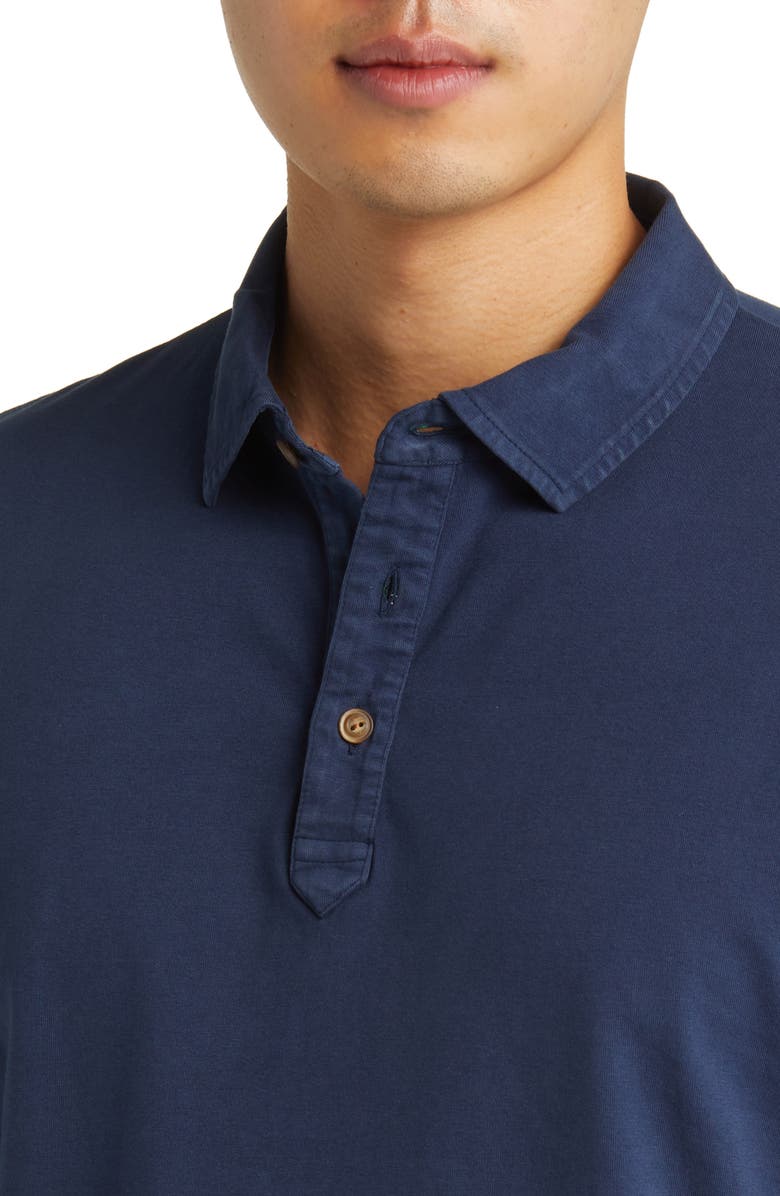 Peter Millar Lava Wash Long Sleeve Polo, Alternate, color, 