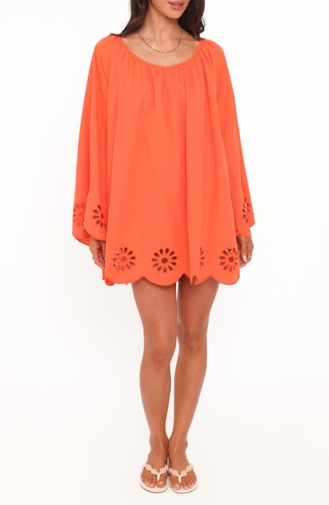 Tampa Long Sleeve Shift Minidress