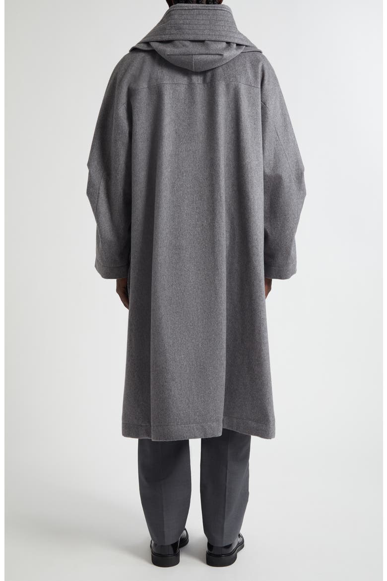 Waterproof Cashmere Parka With Removable Hood, Alternate, color, MEDIUM GREY