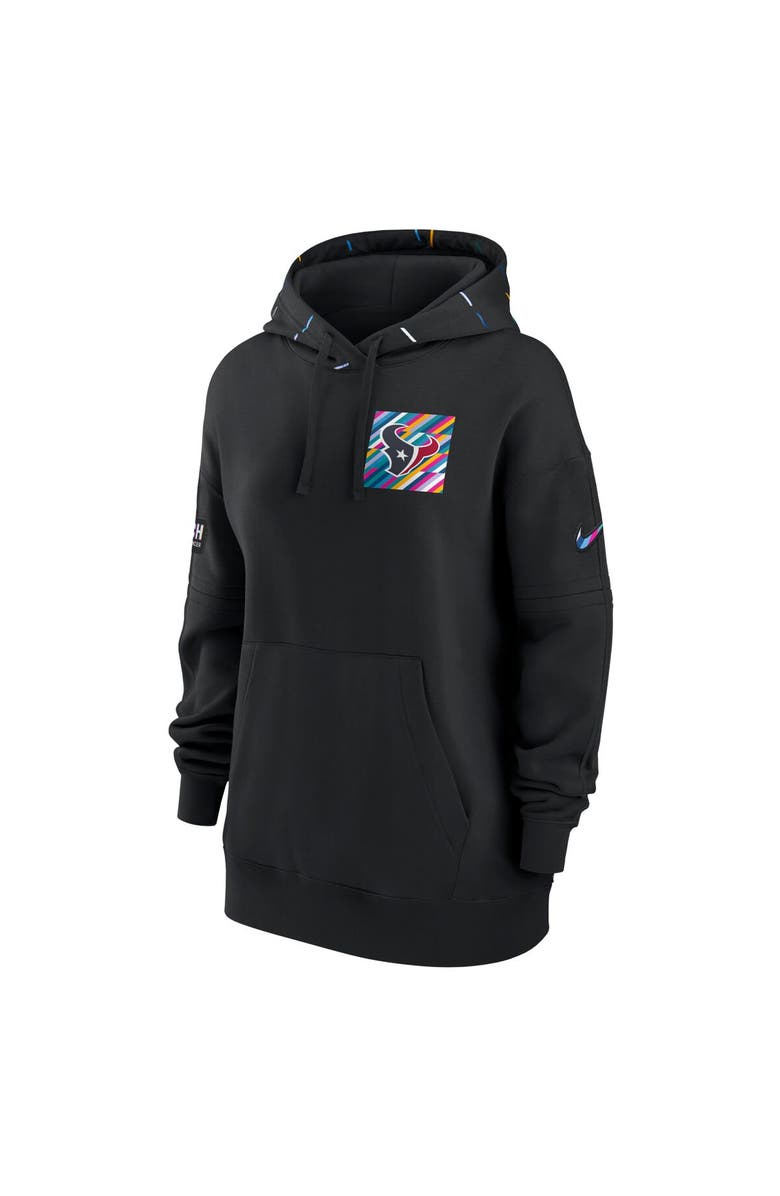 Nike Women's Nike  Black Houston Texans 2023 NFL Crucial Catch Club Pullover Hoodie, Alternate, color, Black