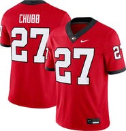 Nike Men's Nike Nick Chubb Red Georgia Bulldogs Alumni Game Jersey