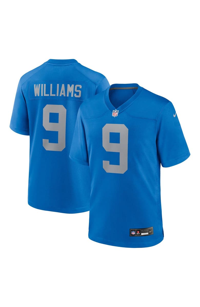 Nike Men's Nike Jameson Williams  Blue Detroit Lions Alternate Game Jersey, Main, color, 