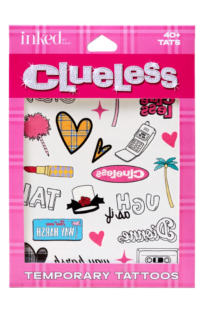 INKED by Dani Clueless As If Temporary Tattoos, Main, color, Multi