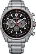 Citizen Eco Drive Chronograph Stainless Steel Bracelet Watch, 44mm