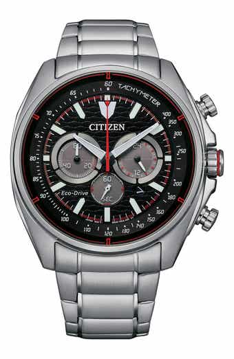 Citizen Eco Drive Chronograph Stainless Steel Bracelet Watch, 44mm