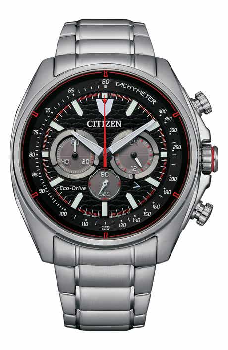 Citizen Eco Drive Chronograph Stainless Steel Bracelet Watch, 44mm