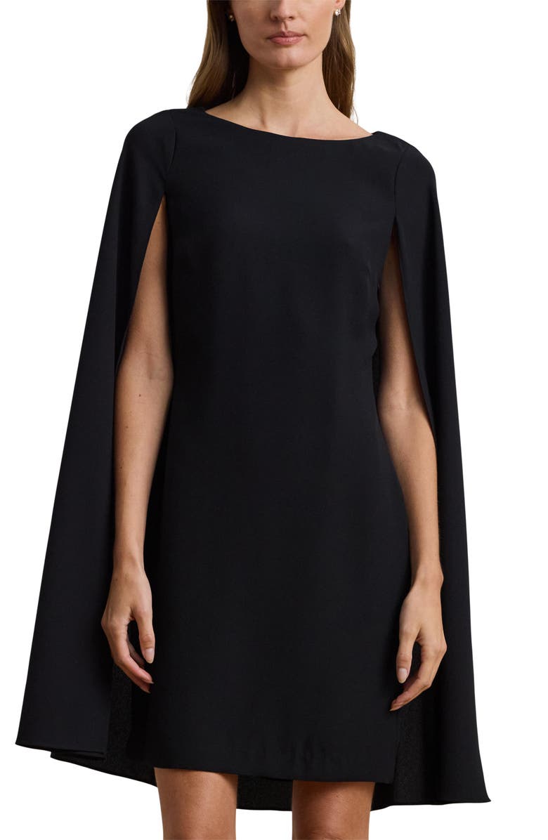 Lauren Ralph Lauren Capelet Cocktail Dress, Alternate, color,