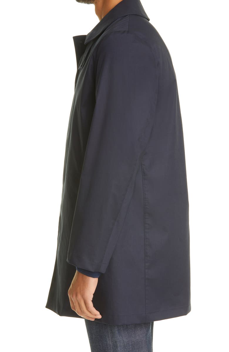Mackintosh Cambridge Waterproof Rain Coat, Alternate, color, Navy