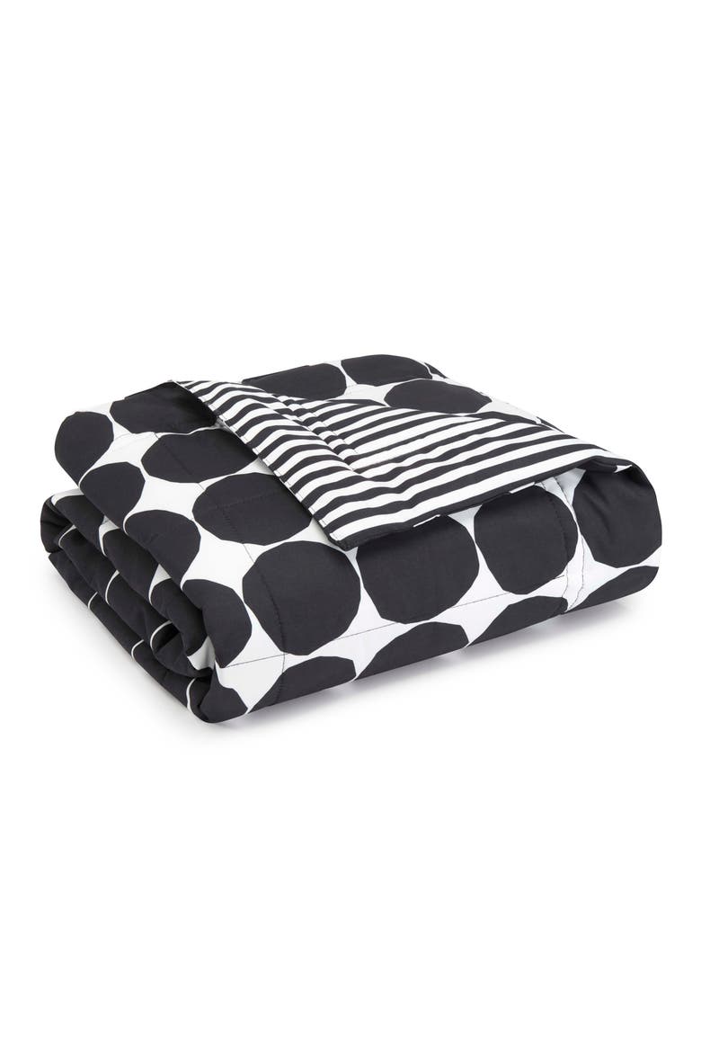 Pienet Kivet Reversible Throw Blanket, Alternate, color, BLACK