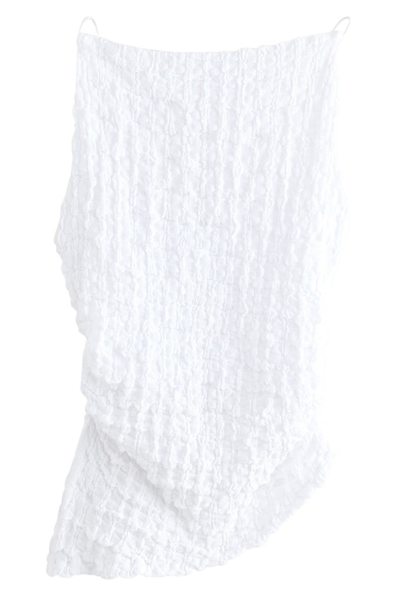 Textured Cotton Blend Tank, Alternate, color, WHITE