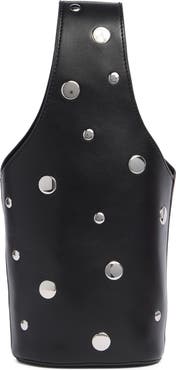 BCBG Mini Studded Faux Leather Bucket Bag