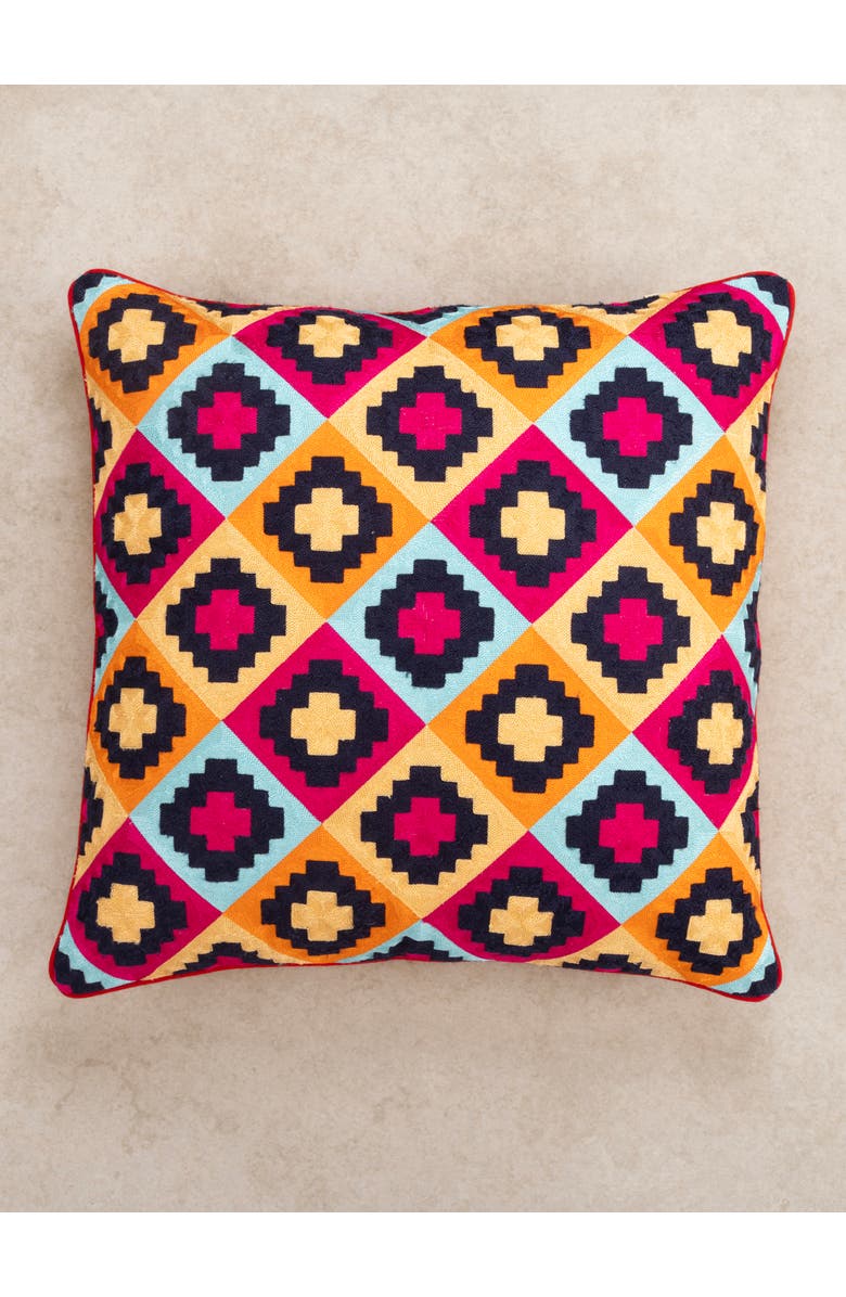 GAURI KOHLI Mandira Throw Pillow Cover, Main, color, Multicolored
