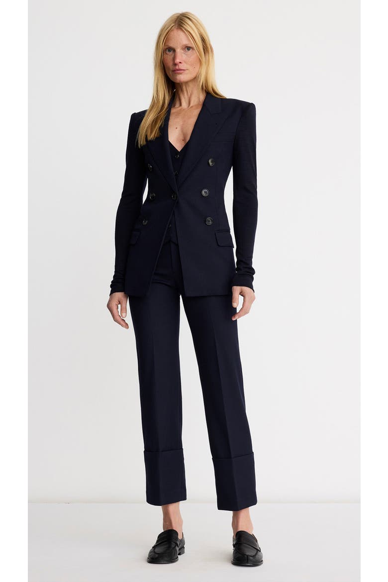 Not A DB Blazer with Jersey Sleeve, Alternate, color, Deep Navy