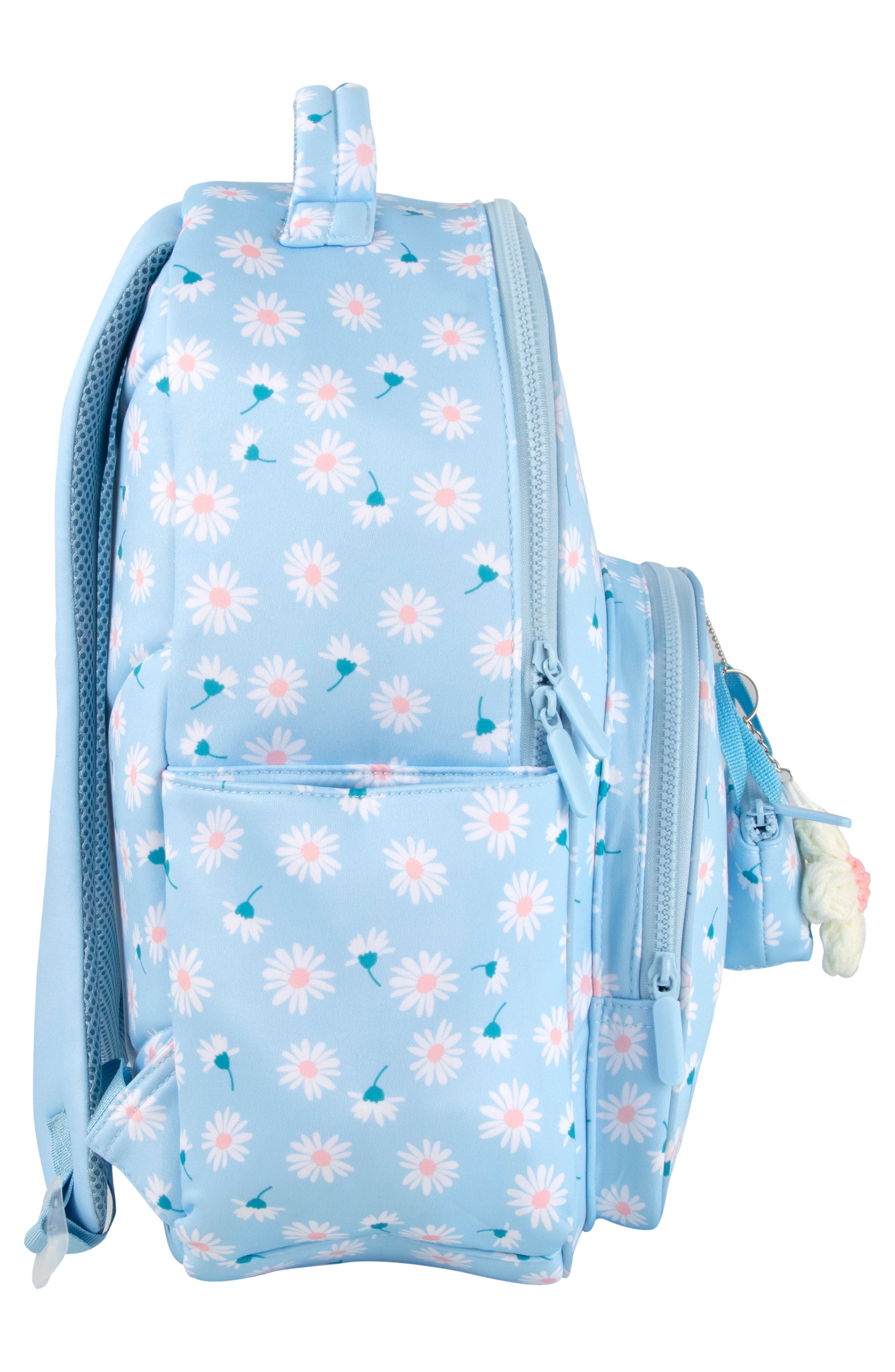 Kids' Daisy Print Backpack, Alternate, color, BLUE
