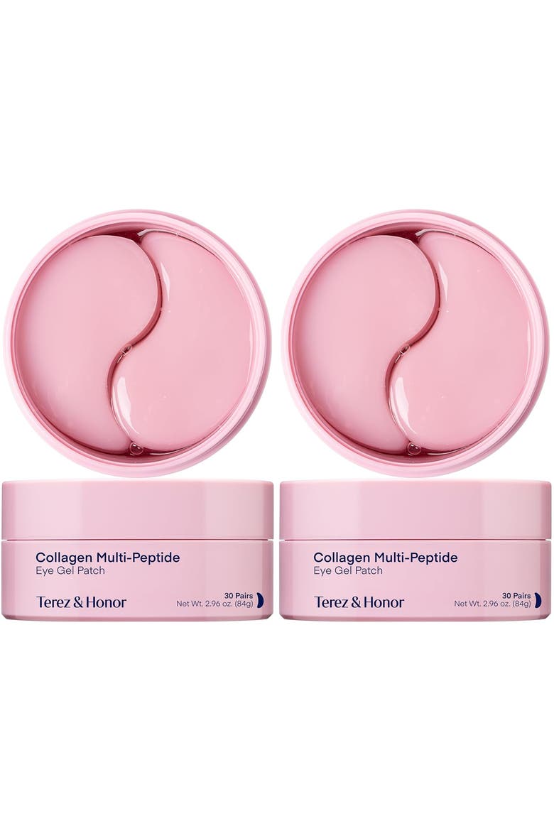 Collagen Multi-Peptide Eye Gel Patch, Main, color, Pink