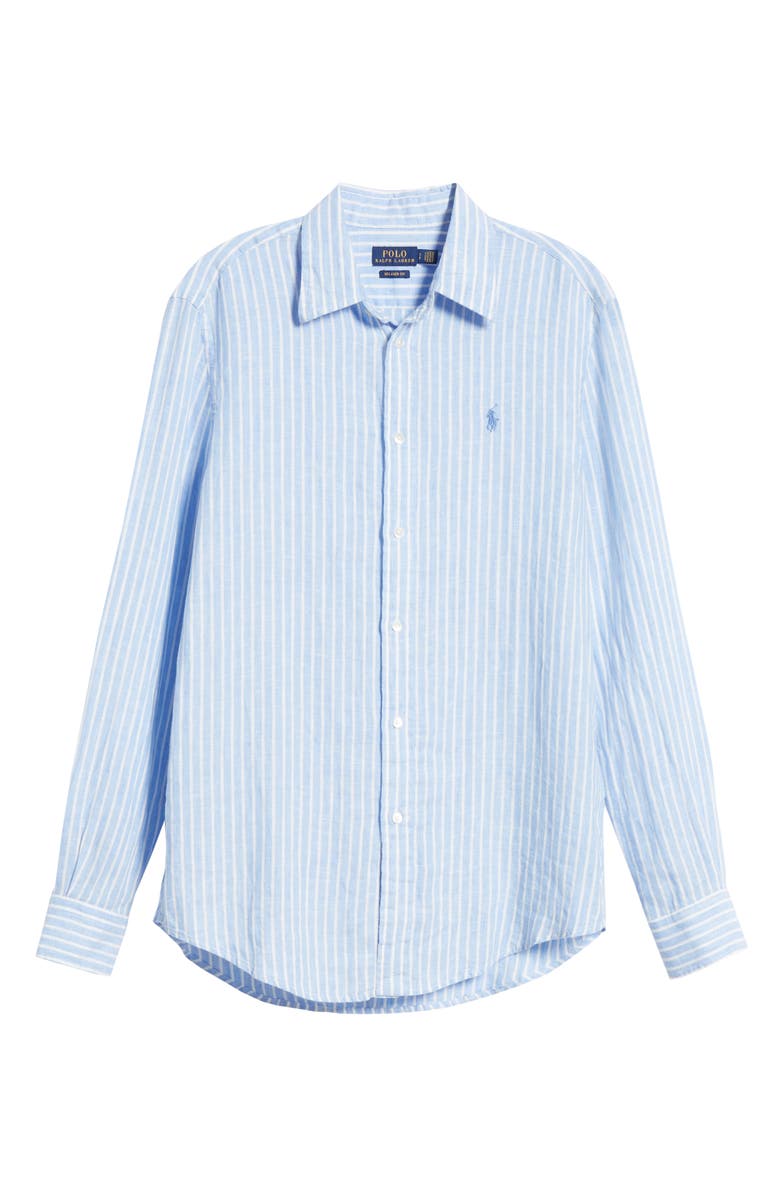 Polo Ralph Lauren Stripe Linen Shirt, Alternate, color,