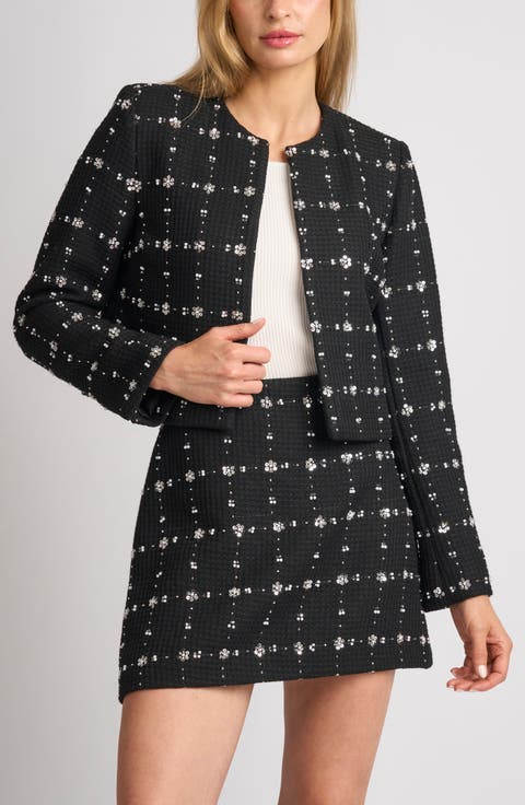 Noelle Sequin Short Jacket