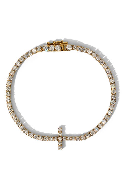 Astrid Cross Tennis Bracelet