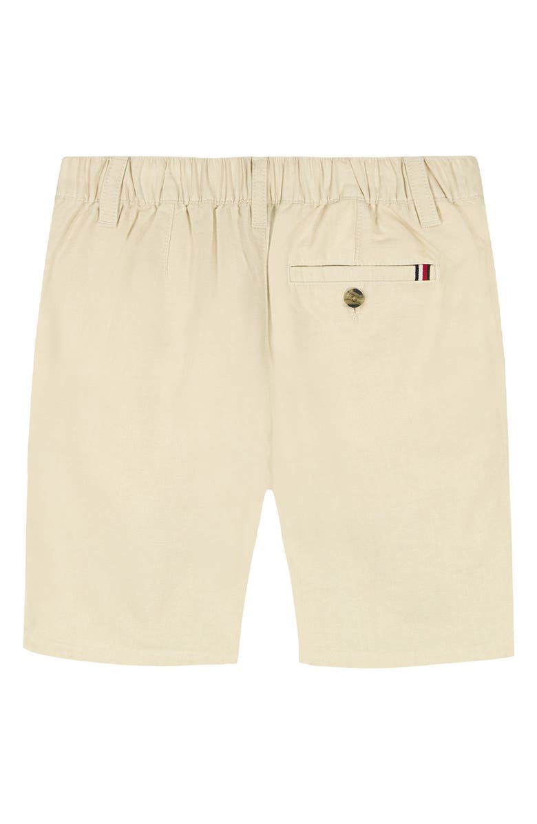 Tommy Hilfiger Kids' Flat Front Oxford Shorts, Alternate, color, Fog