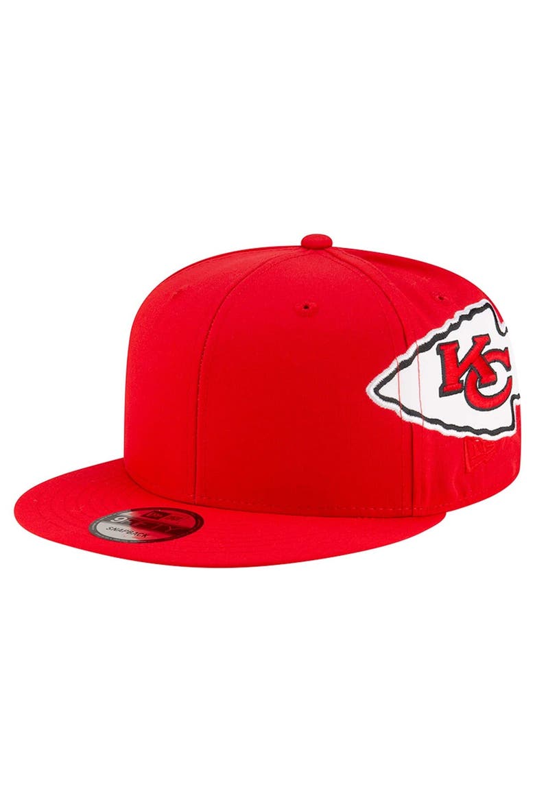 Men's New Era Red Kansas City Chiefs  Helmet 9FIFTY Snapback Hat, Main, color, Red