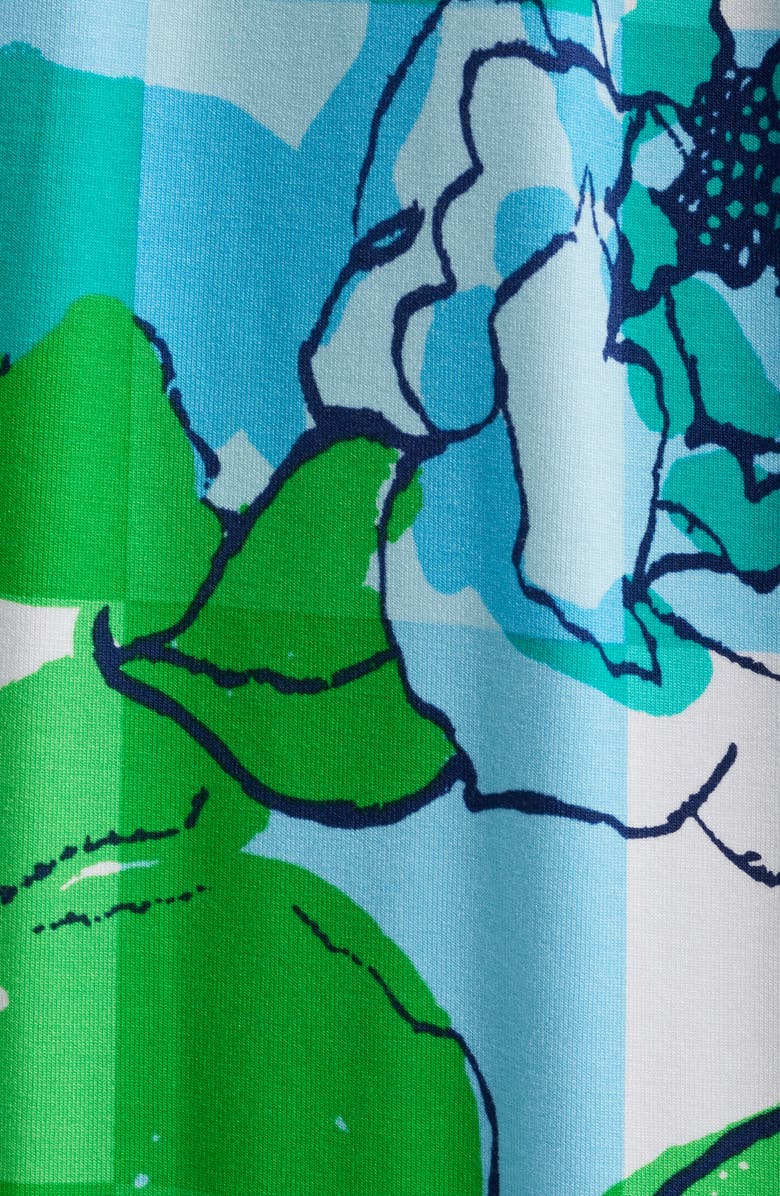 Lilly Pulitzer<sup>®</sup> Keenan Floral Maxi Dress, Alternate, color, Capri Blue Rousseaus Roses