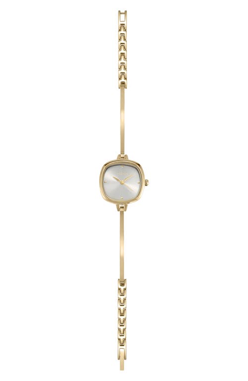Ettika Square Case Slim Strap Watch In Gold