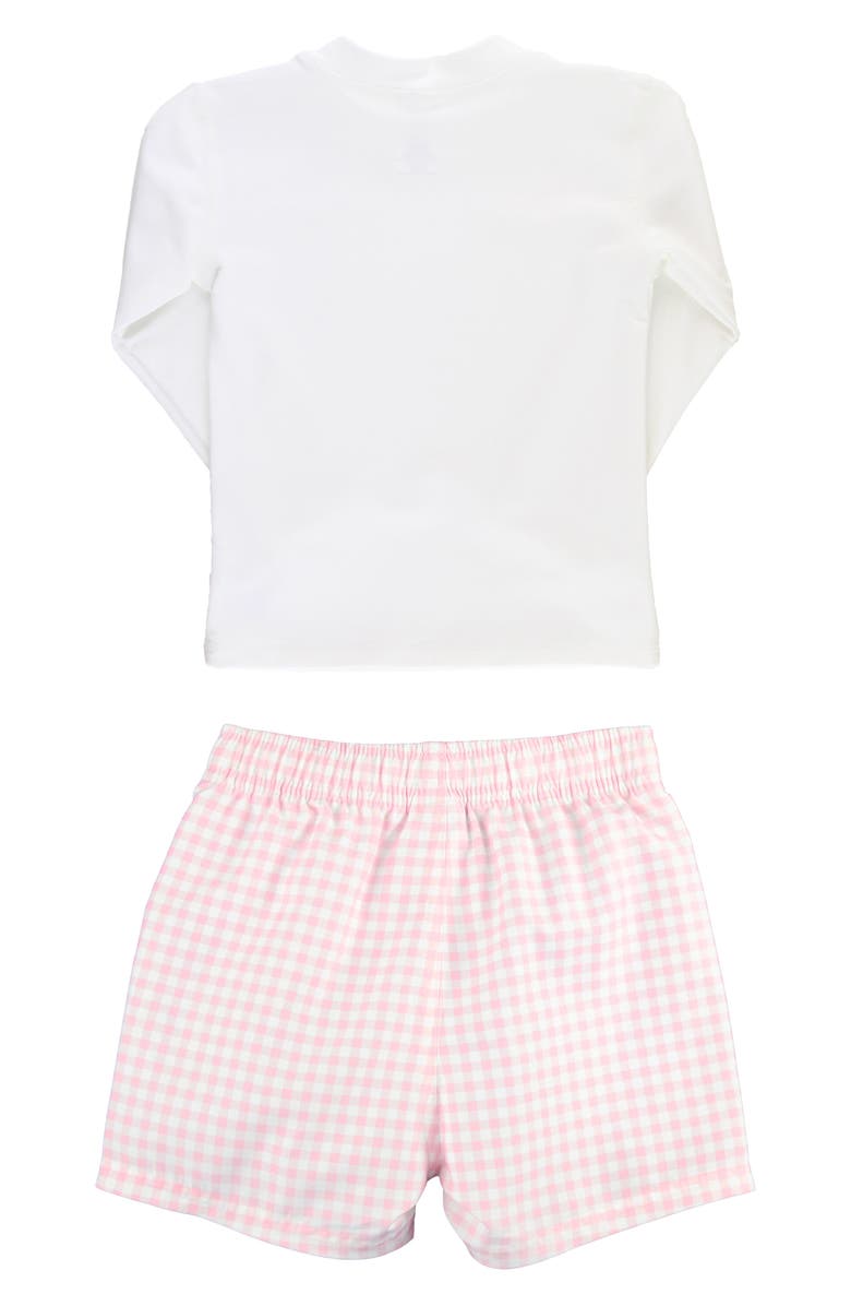 RuggedButts Long Sleeve Two-Piece Rashguard Swimsuit, Alternate, color, 