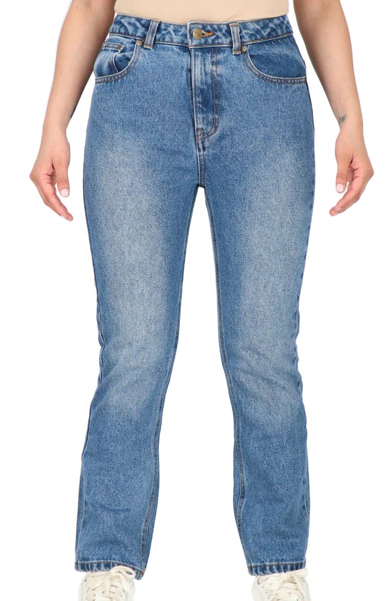 Cavalli Class High Waist Crop Jeans, Main, color, 