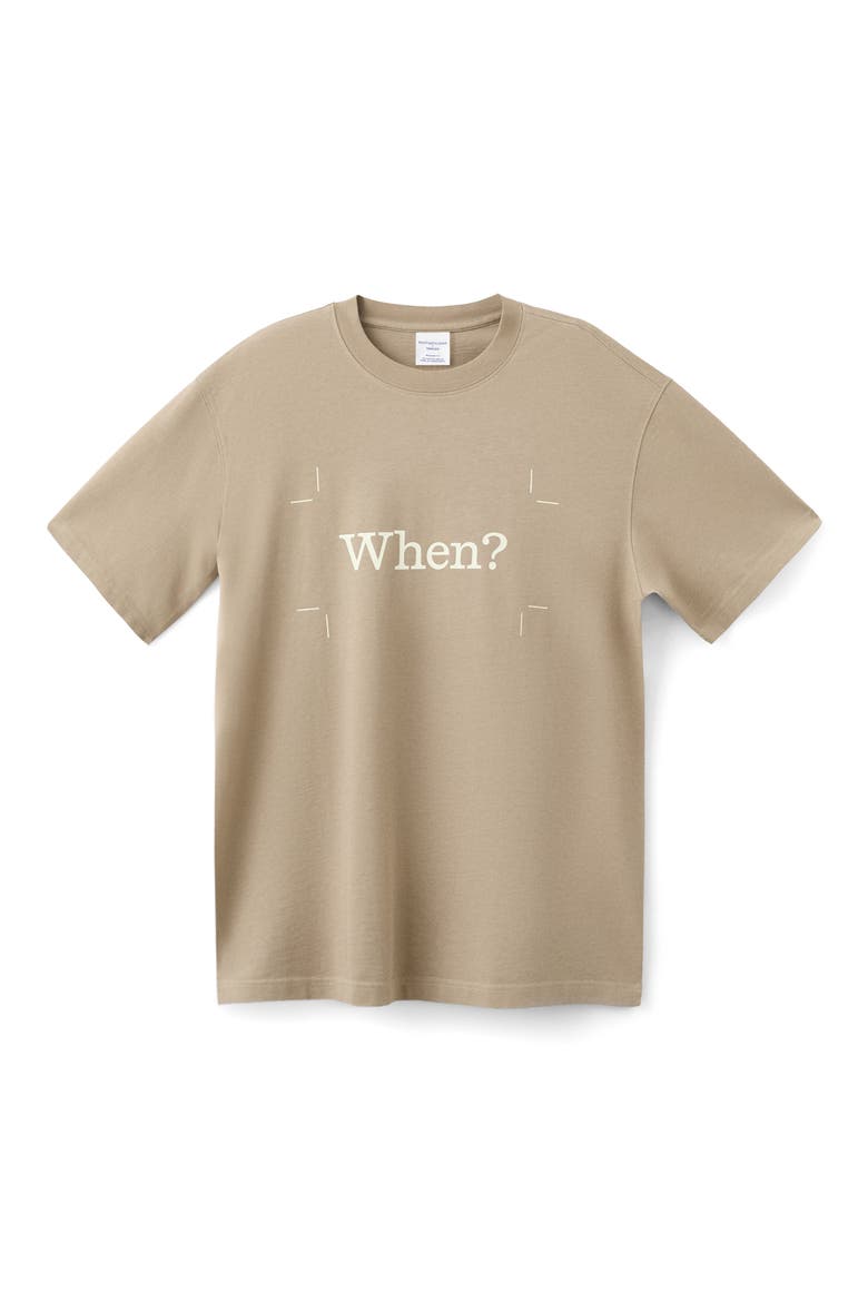 x Fantastic Man When? Graphic T-Shirt, Alternate, color, BEIGE