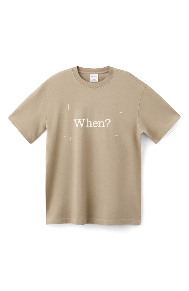 MANGO x Fantastic Man When? Graphic T-Shirt, Alternate, color, Beige