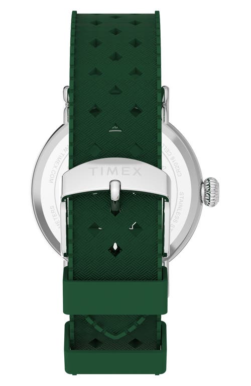 Timex ® X Peanuts® Golf Standard Silicone Strap Watch, 40mm In Green