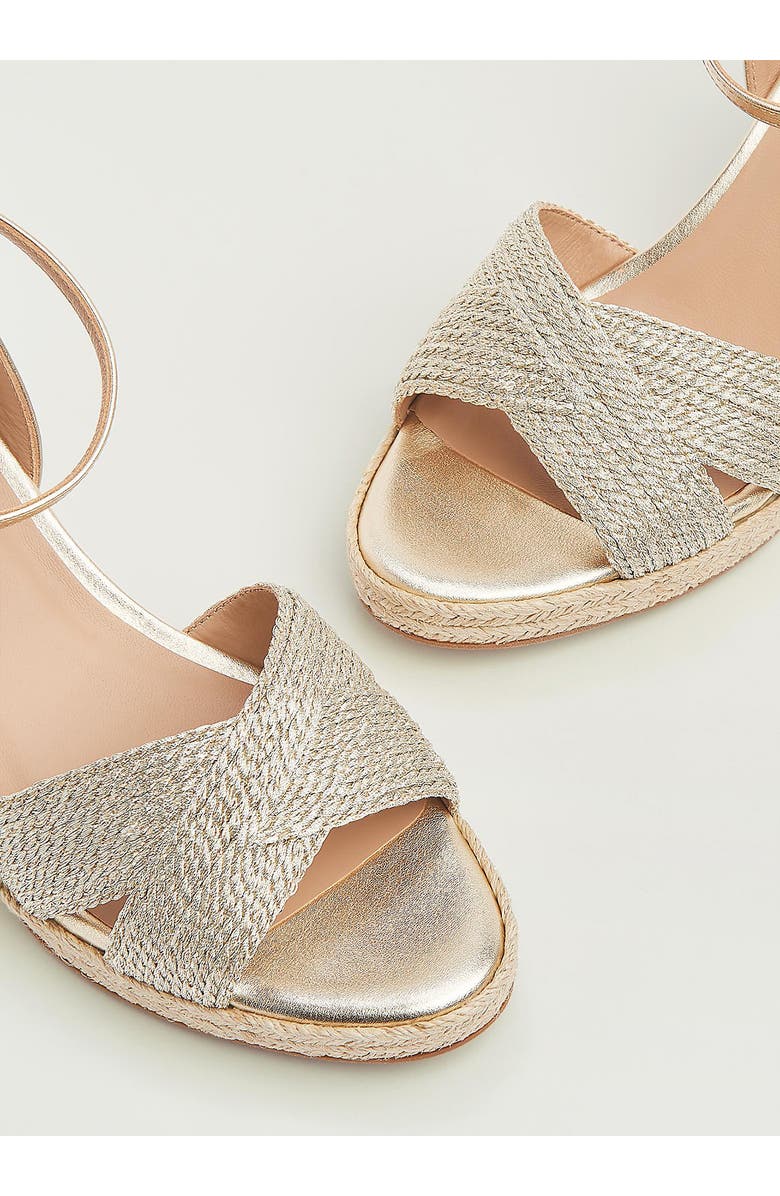 LK Bennett Santana Wedge Sandal, Alternate, color,