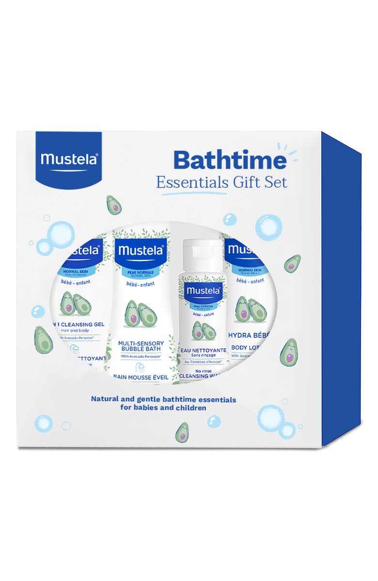 Mustela<sup>®</sup> Bathtime Essentials Gift Set, Main, color, White