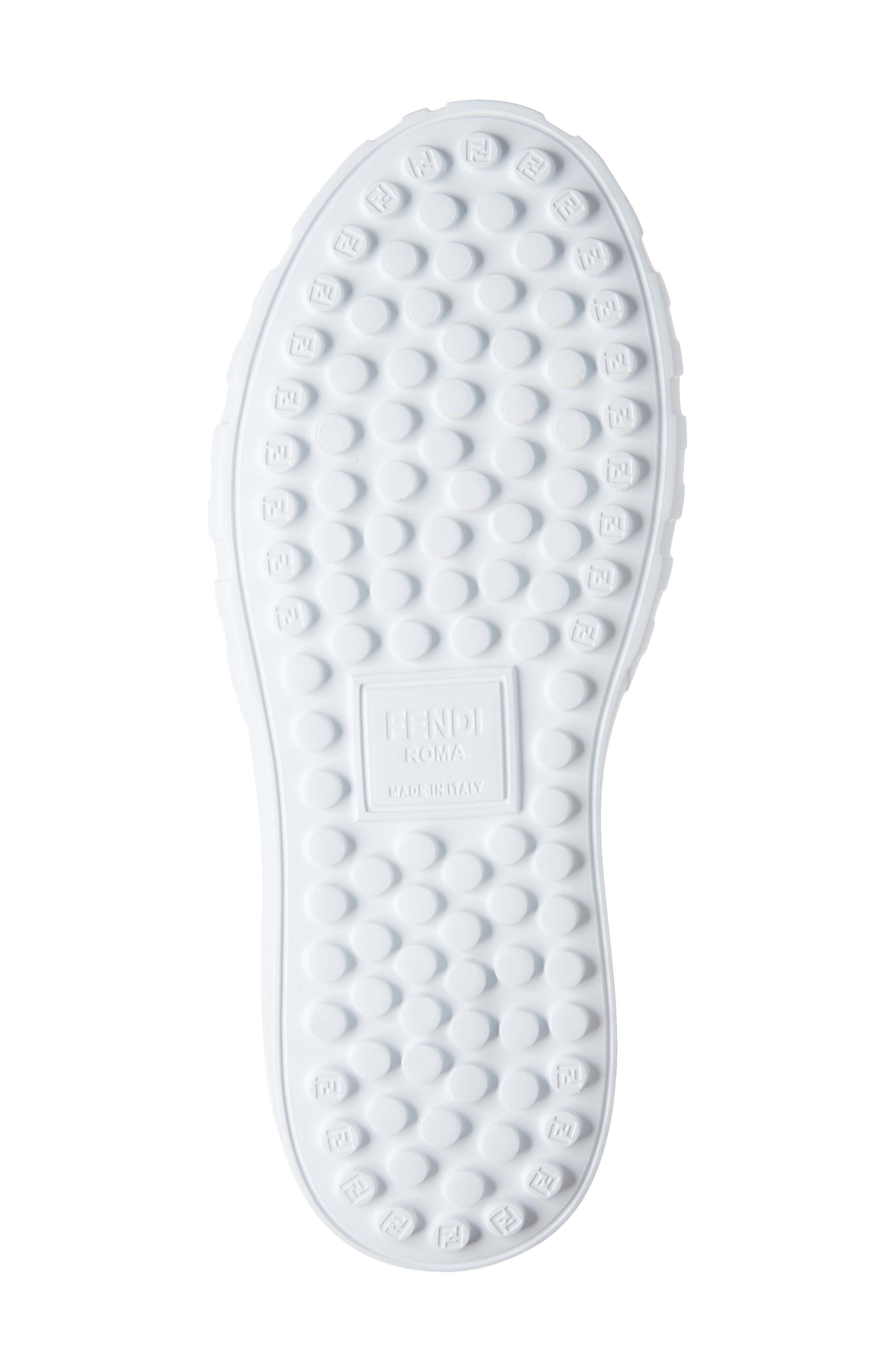 Fendi FF Logo Platform Sneaker, Alternate, color, 