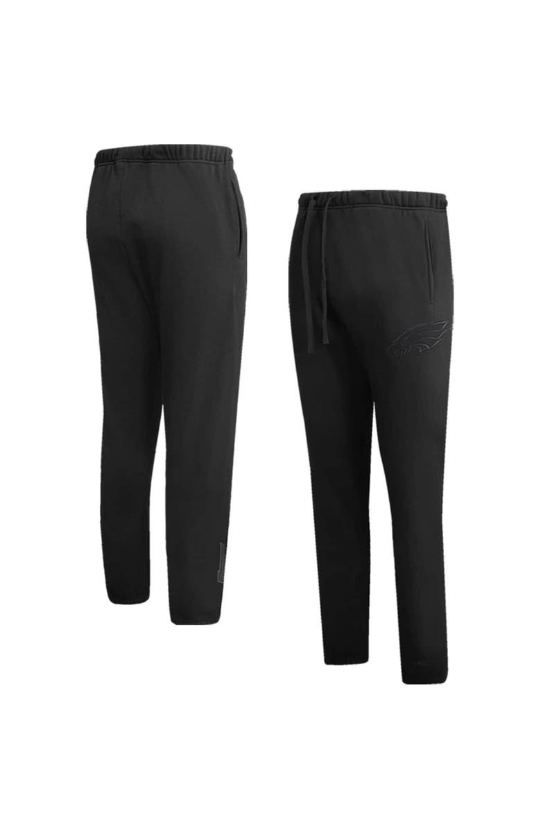 PRO STANDARD Men's Pro Standard Black Philadelphia Eagles Neutral Fleece Sweatpants, Main, color, 