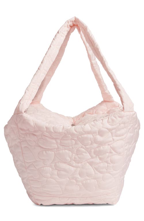 Bp. Quilted Heart Tote In Pink