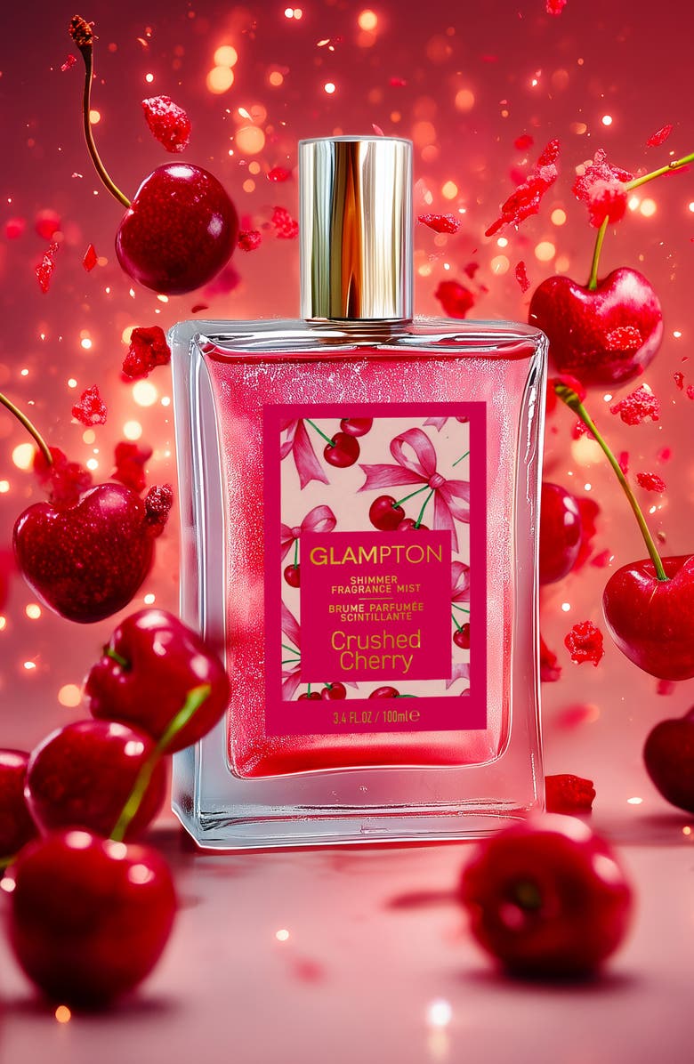 GLAMPTON Crushed Cherry Fragrance & Body Oil Set, Alternate, color, 