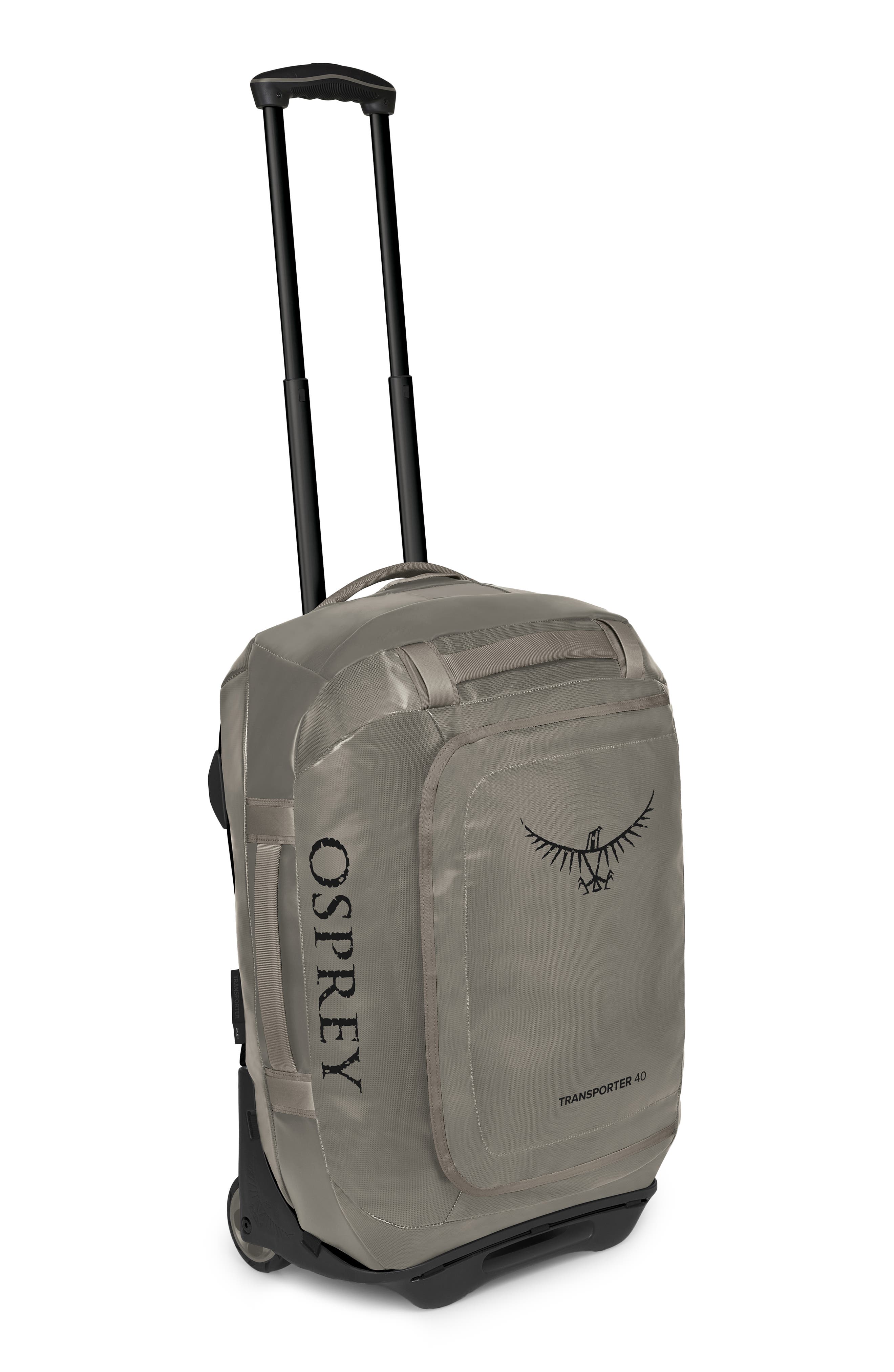 Osprey Transporter 22-Inch 40-Liter Wheeled Duffle Bag, Alternate, color, Tan Concrete