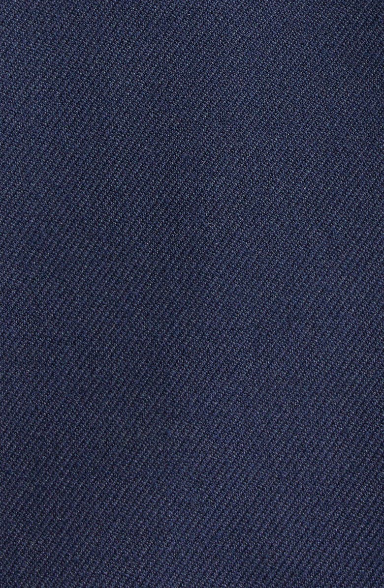 ST. JOHN Dakota Stretch Gabardine Bomber Jacket, Alternate, color, Navy