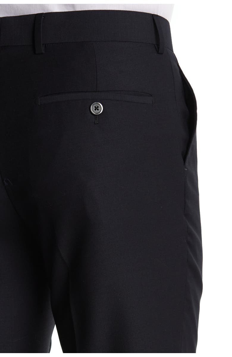 ZANETTI Nevy Blue Slim Fit Notch Lapel Two-Button Wool Suit, Alternate, color,